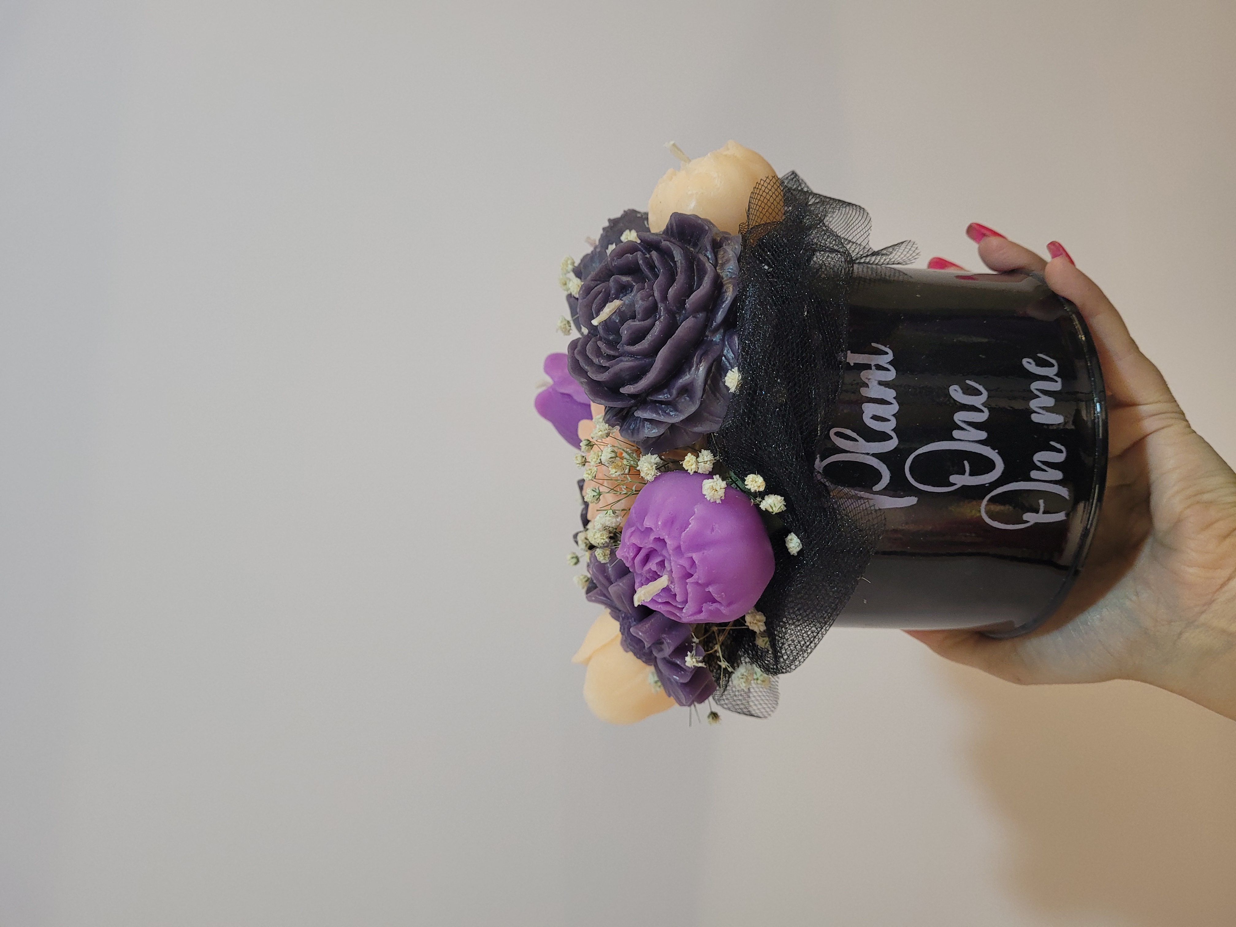 دسته گل شمع